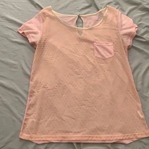 Pink and gold blouse